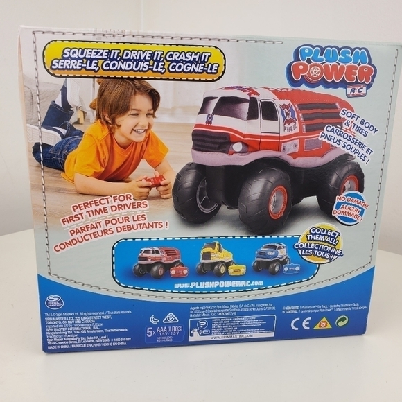 PLUSH Power RC, Remote Control Fire Truck with Soft Body and 2-Way Steering - Picture 7 of 12